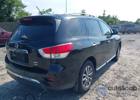 2013 Nissan Pathfinder Sv из США, поврежденный, VIN 5N1AR2MM7DC668008